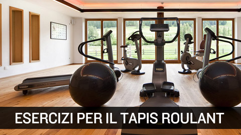 Esercizi per il tapis roulant. Esercizi per il tapis roulant.